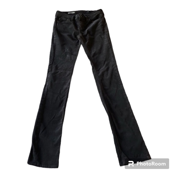Ag Adriano Goldschmied Pants - Charcoal Gray AG Ballad corduroy pants